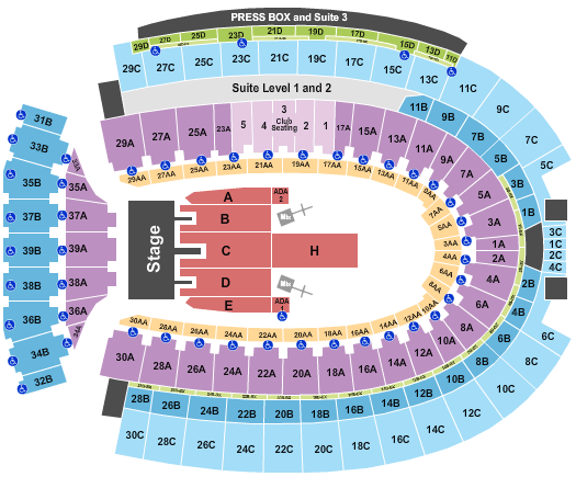 Ohio Stadium Buckeye Country Seating Chart